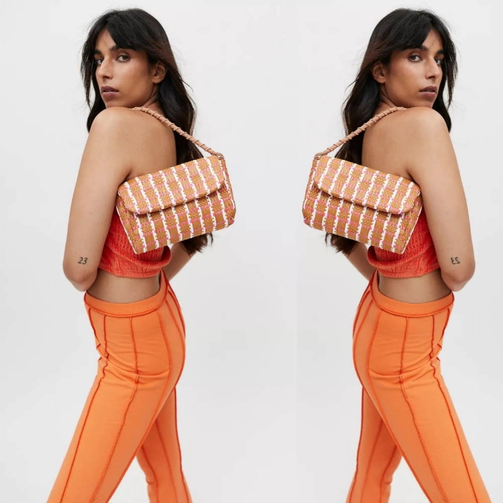 Maria La Rosa Sun Macrame Shoulder Bag